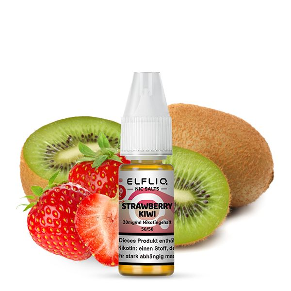 ELFLIQ - Strawberry Kiwi Nikotinsalz Liquid 10ml 10mg/20mg