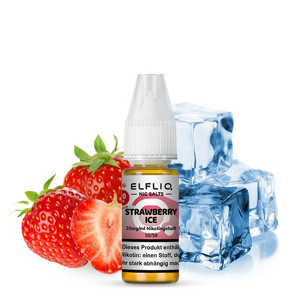 ELFLIQ - Strawberry Ice Nikotinsalz Liquid 10ml 10mg/20mg