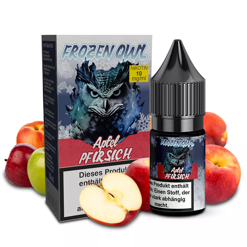 Frozen OWL - Apfel Pfirsich 10mg Nikotinsalz Liquid (10mg/20mg)