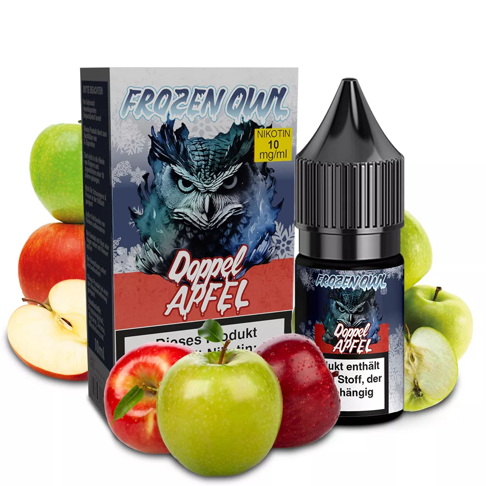 Frozen OWL - Doppel Apfel 10mg Nikotinsalz Liquid (10mg/20mg)