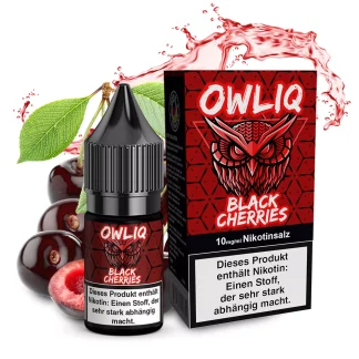 OWLIQ Overdosed - Black Cherries 10ml Nikotinsalzliquid - 10mg/20mg