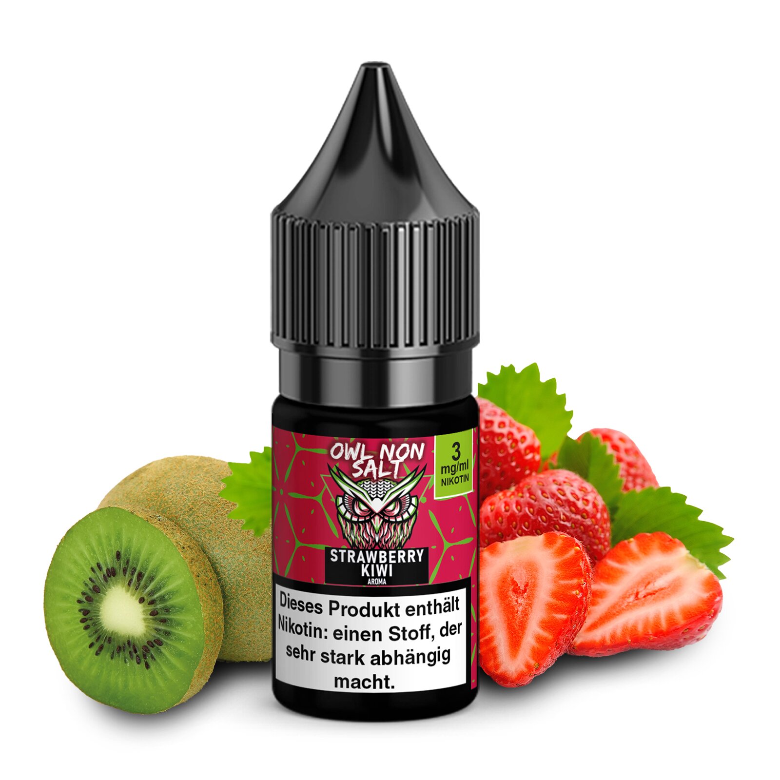 OWL Non Salt - Strawberry Kiwi - 10ml (0/3/6/12mg)