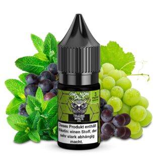 OWL Non Salt - Traube Minze - 10ml (0/3/6/12mg)