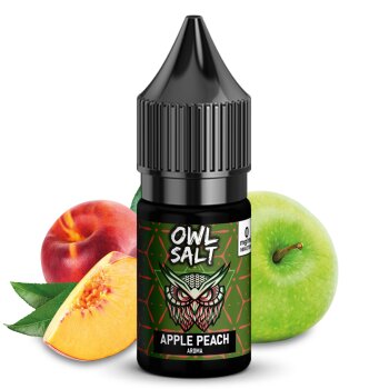 OWL Salt Liquid - Apple Peach 10ml - (10mg/20mg)