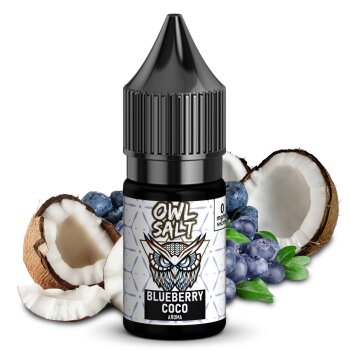 OWL Salt Liquid - Blueberry Coco 10ml - (10mg/20mg)