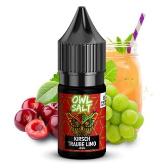 OWL Salt Liquid  - Kirsch Traube Limo 10ml - (10mg/20mg)