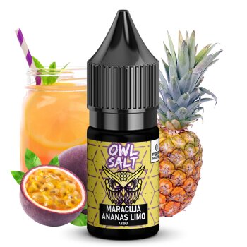 OWL Salt Liquid - Maracuja Ananas Limo 10ml - (10mg/20mg)