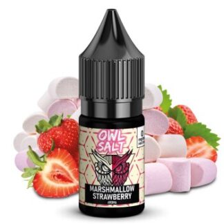 OWL Salt Liquid  - Marshmellow Strawberry 10ml - (10mg/20mg)
