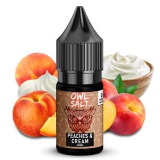 OWL Salt Liquid  - Peaches ´n Cream 10ml - (10mg/20mg)