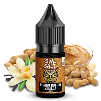 OWL Salt Liquid - Peanutbutter Vanilla 10ml - (10mg/20mg)