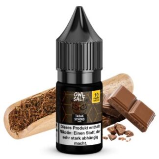 OWL Salt Liquid  - Tabak Schoko 10ml - (10mg/20mg)