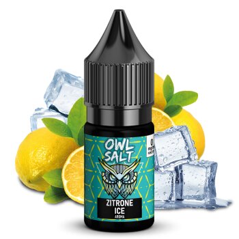 OWL Salt Liquid - Zitrone Ice 10ml - (10mg/20mg)