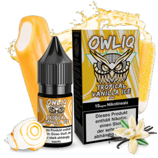 Tropical Vanilla Ice - OWLIQ - Nikotinsalz Liquid 10ml 10mg/20mg