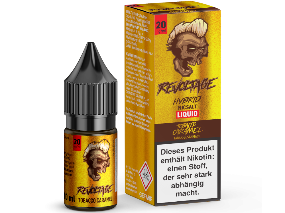 Revoltage - Tobacco Caramel - Hybrid Nikotinsalz Liquid 10mg/20mg