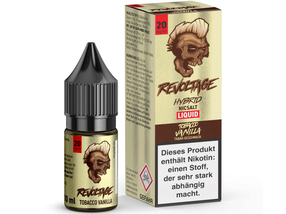 Revoltage - Tobacco Vanilla- Hybrid Nikotinsalz Liquid 10mg/20mg