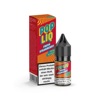 PopLiq - Fresh Strawberry Nikotinsalzliquid 10ml