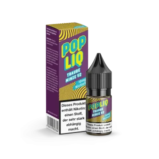 PopLiq - Traube Minze V2 Nikotinsalzliquid 10ml