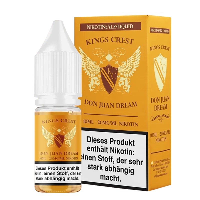 Kings Crest Don Juan - Dream - 10ml Nikotinsalzliquid - 10mg / 20mg