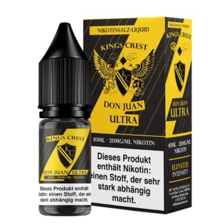 Kings Crest Don Juan - Ultra - 10ml Nikotinsalzliquid - 10mg / 20mg