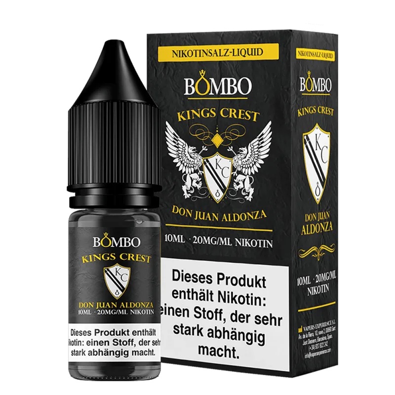 Kings Crest Don Juan - Aldonza - 10ml Nikotinsalzliquid - 10mg / 20mg