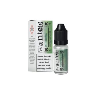 Wanted - Pfefferminz Nikotinsalzliquid 10ml - 10mg / 20mg
