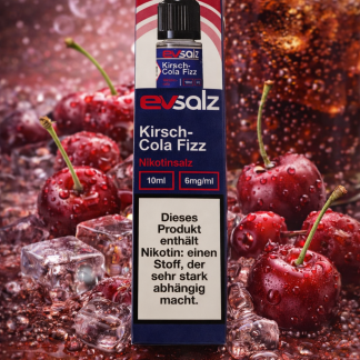 EvSalz - Kirsch Cola Fizz - Nikotinsalz Liquid 10ml