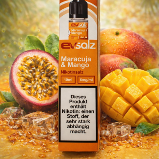 EvSalz - Maracujá Mango - Nikotinsalz Liquid 10ml
