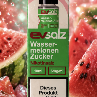 EvSalz - Wassermelone Zucker - Nikotinsalz Liquid 10ml