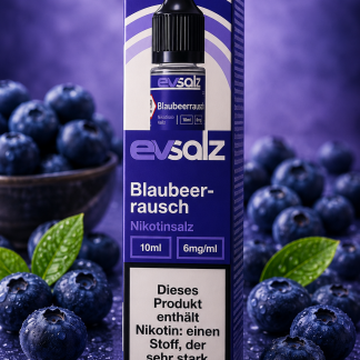 EvSalz - Blaubeerrausch - Nikotinsalz Liquid 10ml