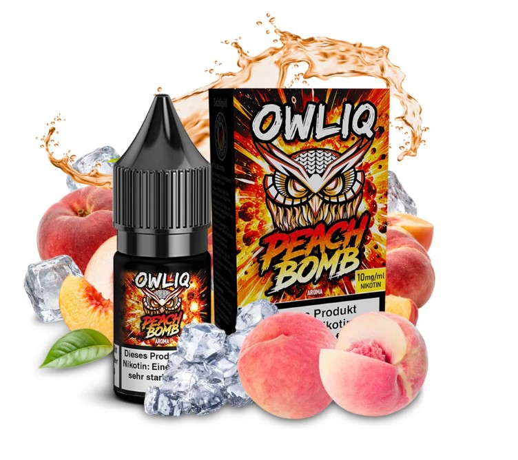 OWLIQ - Peach Bomb - Nikotinsalzliquid 10ml