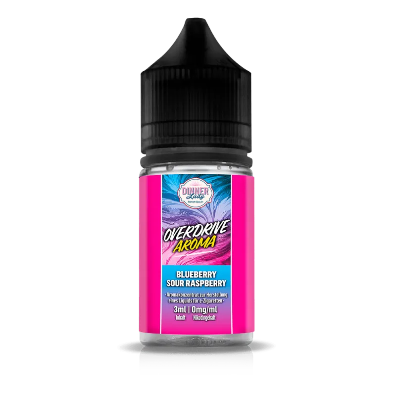 Dinner Lady Overdrive Longfill - Blueberry Sour Raspberry - 3ml in 30ml Flasche