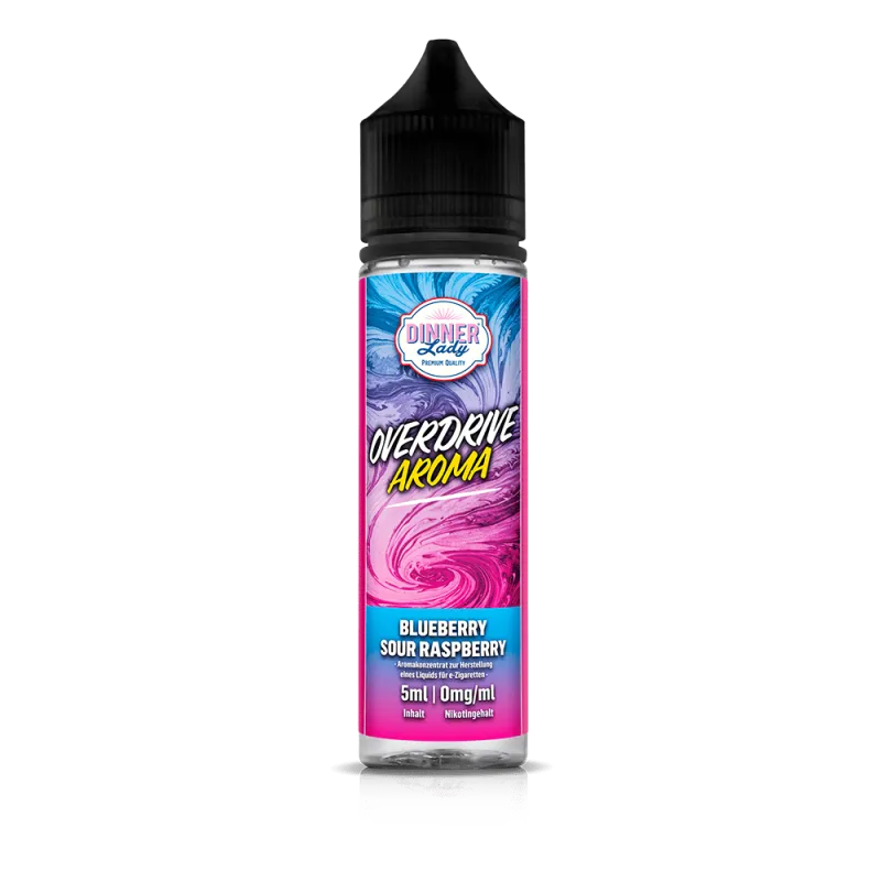 Dinner Lady Overdrive Longfill - Blueberry Sour Raspberry - 5ml in 60ml Flasche