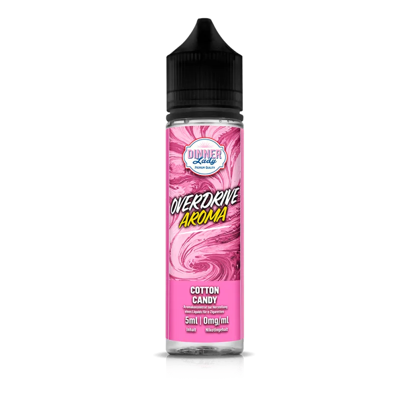 Dinner Lady Overdrive Longfill - Cotton Candy - 5ml in 60ml Flasche