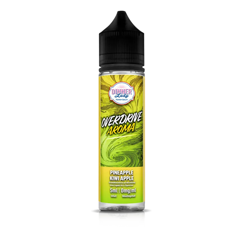 Dinner Lady Overdrive Longfill - Pineapple Kiwi Apple - 5ml in 60ml Flasche