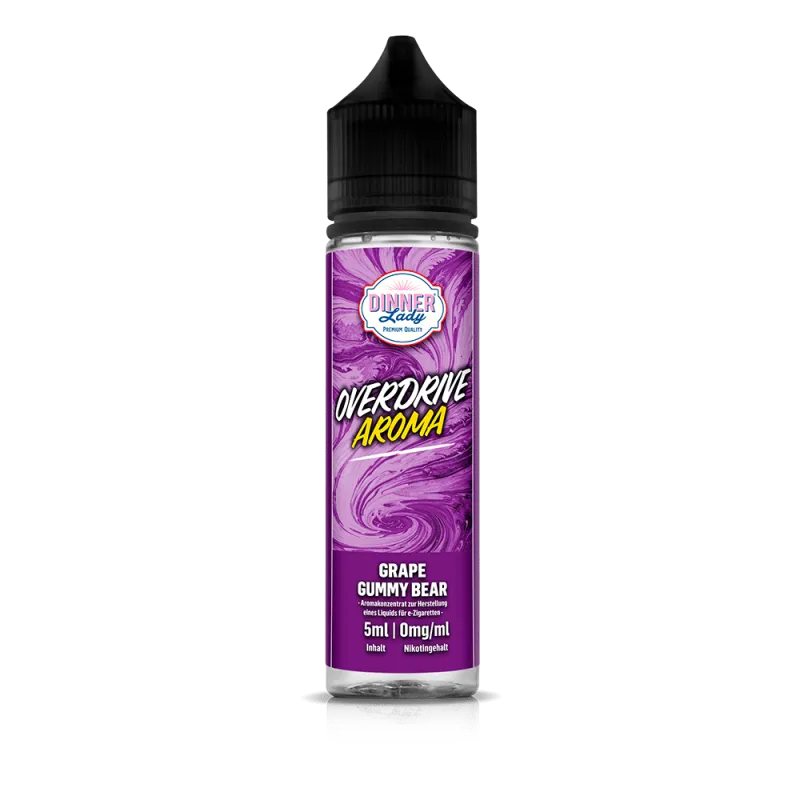Dinner Lady Overdrive Longfill - Grape Gummybear - 5ml in 60ml Flasche