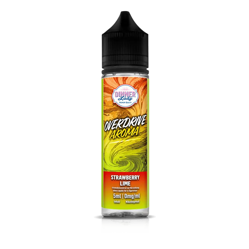 Dinner Lady Overdrive Longfill - Strawberry Lime - 5ml in 60ml Flasche