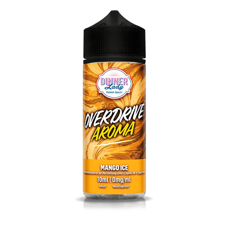 Dinner Lady Overdrive Longfill - Mango Ice - 10ml in 120ml Flasche