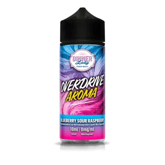 Dinner Lady Overdrive Longfill - Blueberry Sour Raspberry - 10ml in 120ml Flasche