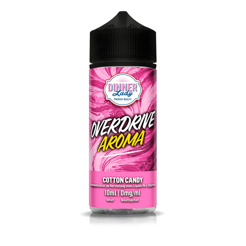 Dinner Lady Overdrive Longfill - Cotton Candy - 10ml in 120ml Flasche