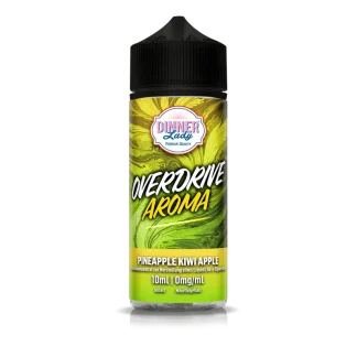 Dinner Lady Overdrive Longfill - Pineapple Kiwi Apple - 10ml in 120ml Flasche