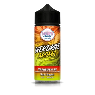 Dinner Lady Overdrive Longfill - Strawberry Lime - 10ml in 120ml Flasche