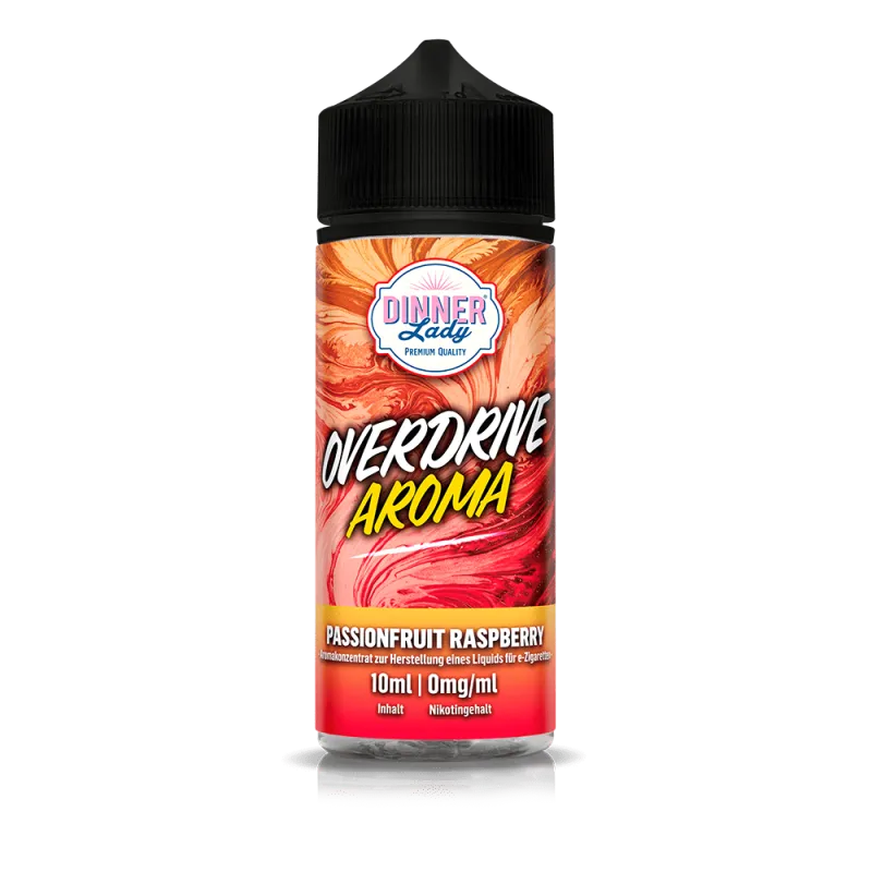 Dinner Lady Overdrive Longfill - Passionfruit Raspberry - 10ml in 120ml Flasche