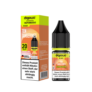 Dojoliq - Ten Tangerines - NicSalt Liquid